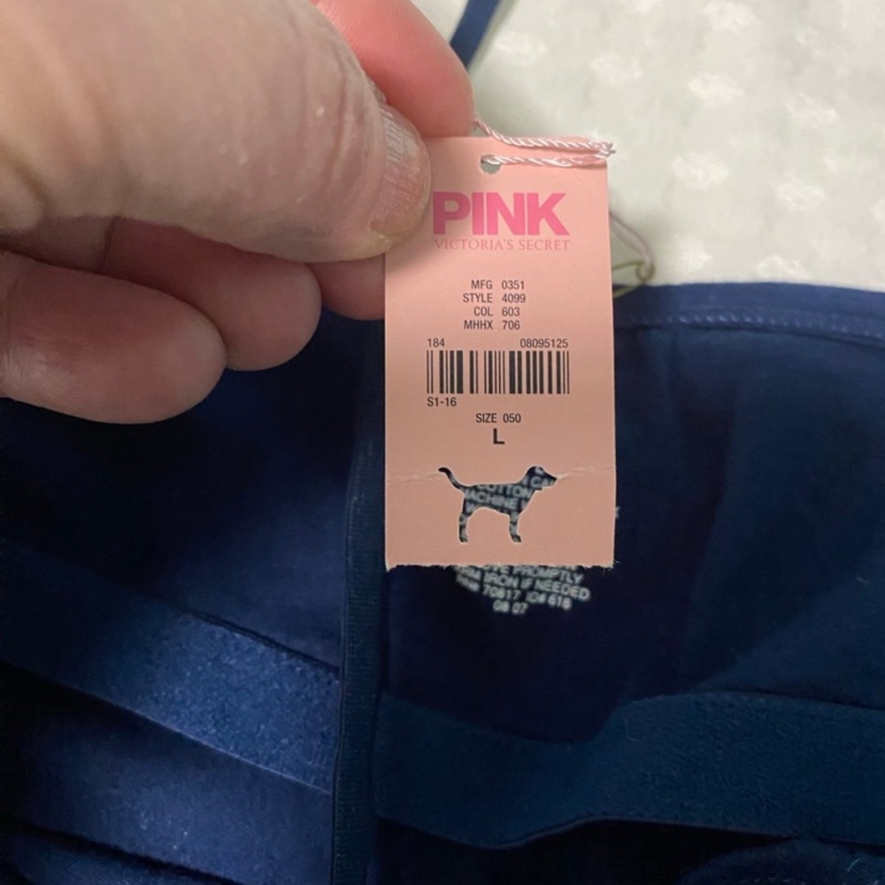 PINK Victoria's Secret Blue Tank Top - Picture 6 of 6